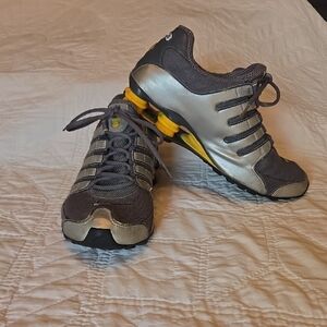 Nike Gray and Yellow Athletic Shoes